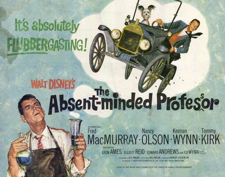 Resultado de imagem para 1961 the absent minded professor