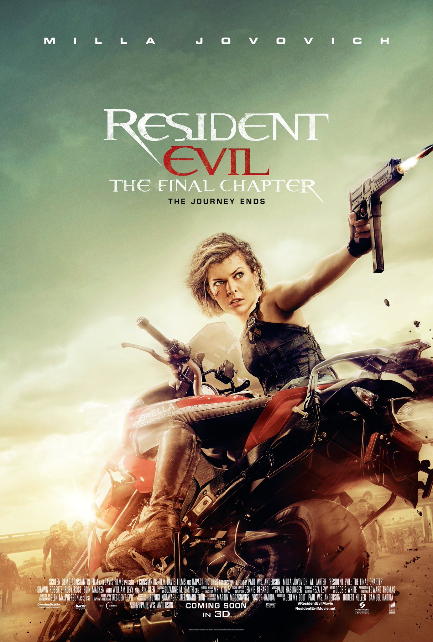 Resident Evil: The Final Chapter: Attack against the survivors (HD CLIP) 