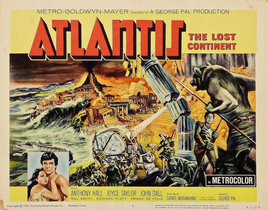 Mike's Movie Cave: Atlantis, The Lost Continent (1961) – Review