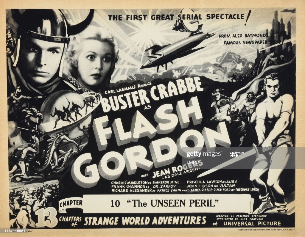 Buster Crabbe in Flash Gordon by Silver Screen